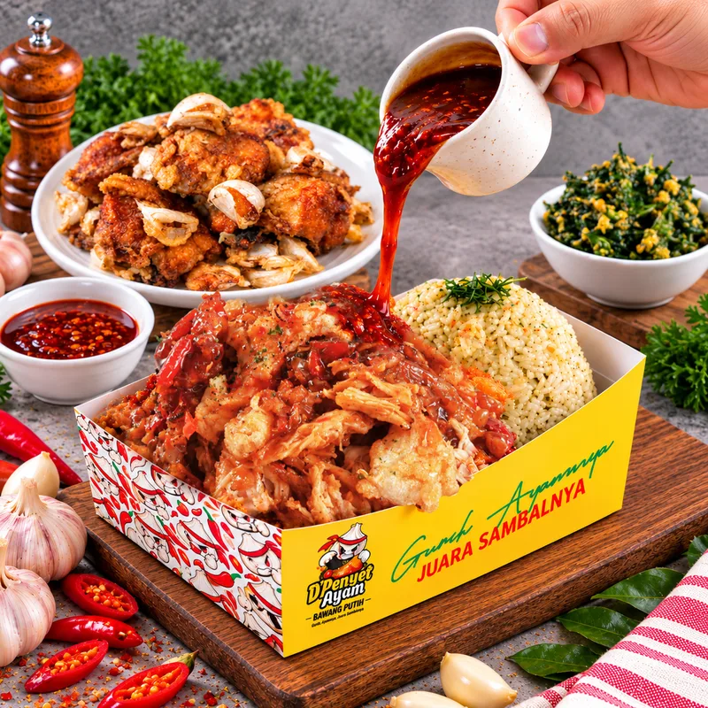 Ayam Penyet Smoky Lava